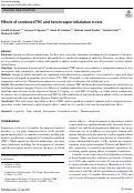 Cover page: Effects of combined THC and heroin vapor inhalation in rats