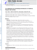 Cover page: Coccidioidomycosis Knowledge and Behaviors of California Hispanic Farm Workers