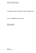 Cover page: Crane Double Cycling in Container Ports: Affect on Ship Dwell Time