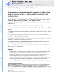 Cover page: Heterogeneous Spatial and Strength Adaptation of the Proximal Femur to Physical Activity: A Within-Subject Controlled Cross-Sectional Study.