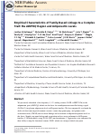 Cover page: Empirical characteristics of family-based linkage to a complex trait: the ADIPOQ region and adiponectin levels