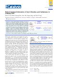 Cover page: Nickel-Catalyzed Amination of Aryl Chlorides and Sulfamates in 2‑Methyl-THF