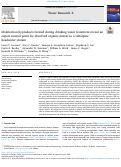 Cover page: Disinfection byproducts formed during drinking water treatment reveal an export control point for dissolved organic matter in a subalpine headwater stream