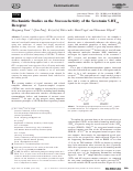 Cover page: Mechanistic Studies on the Stereoselectivity of the Serotonin 5-HT1A Receptor.