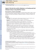 Cover page: Impact of alcohol use and bar attendance on smoking and quit attempts among young adult bar patrons.