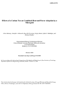 Cover page: Effects of a carbon tax on combined heat and power adoption by a 
microgrid