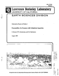 Cover page: Permeability of a Fracture with Cylindrical Asperities