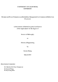 Cover page: Thermal and Power Estimation and Reliability Management for Commercial Multi-Core Processors