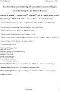 Cover page: Real-Time Molecular Monitoring of Chemical Environment in Obligate
Anaerobes during Oxygen Adaptive Response