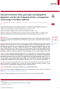 Cover page: Association between urban green space and postpartum depression, and the role of physical activity: a retrospective cohort study in Southern California.