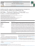 Cover page: Healthcare providers perspectives on home blood pressure management in Peru and Cameroon: Findings from the BPMONITOR study