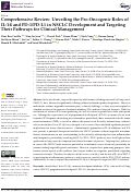 Cover page: Comprehensive Review: Unveiling the Pro-Oncogenic Roles of IL-1ß and PD-1/PD-L1 in NSCLC Development and Targeting Their Pathways for Clinical Management.