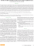 Cover page: The Effect of Conflict on Healthcare Workers in Syria: Results of a Qualitative Survey