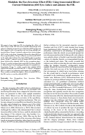 Cover page: Modulate the Face Inversion Effect (FIE): Using transcranial Direct Current Stimulation (tDCS) to reduce and enhance the FIE.