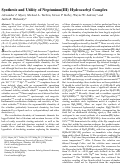 Cover page: Synthesis and Utility of Neptunium(III) Hydrocarbyl Complex