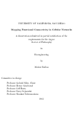 Cover page: Mapping functional connectivity in cellular networks