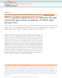 Cover page: PTEN regulates glioblastoma oncogenesis through chromatin-associated complexes of DAXX and histone H3.3