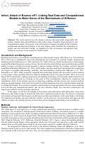 Cover page: Infect, Attach or Bounce off?: Linking Real Data and Computational Models to Make Sense of the Mechanisms of Diffusion