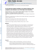 Cover page: Social network isolation mediates associations between risky symptoms and substance use in the high school transition