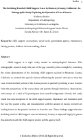 Cover page: The Declining Trend of Child Support Cases in Monterey County, California: An Ethnographic Study Exploring the Dynamics of Case Closures