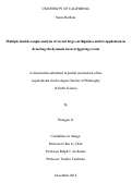 Cover page: Multiple double-couple analysis of recent large earthquakes and its application in detecting the dynamic stress triggering events