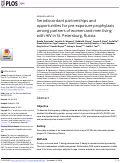 Cover page: Serodiscordant partnerships and opportunities for pre-exposure prophylaxis among partners of women and men living with HIV in St. Petersburg, Russia