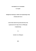 Cover page: Multiple Bias Modeling in a Multi-Center Epidemiologic Study of Endometrial Cancer