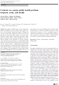 Cover page: Cachexia as a major public health problem: frequent, costly, and deadly