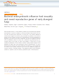 Cover page: Bacterial endosymbionts influence host sexuality and reveal reproductive genes of early divergent fungi