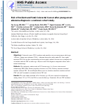 Cover page: Risk of Incident and Fatal Colorectal Cancer After Young-Onset Adenoma Diagnosis: A National Cohort Study