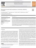 Cover page: Electrodes boost microbial metabolism to mineralize antibiotics in manure.