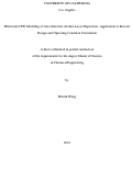 Cover page: Multiscale CFD Modeling of Area-Selective Atomic Layer Deposition: Application to Reactor Design and Operating Condition Calculation