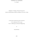 Cover page: Multiphysics Modeling of Thermal Transport in Lubricated Ball Bearings and Electron Emission for Surface Cooling