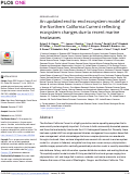 Cover page: An updated end-to-end ecosystem model of the Northern California Current reflecting ecosystem changes due to recent marine heatwaves.