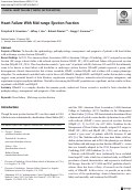 Cover page: Heart Failure With Mid-range Ejection Fraction.