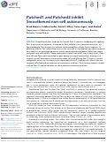 Cover page: Patched1 and Patched2 inhibit Smoothened non-cell autonomously