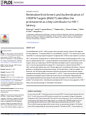 Cover page: Reiterative Enrichment and Authentication of CRISPRi Targets (REACT) identifies the proteasome as a key contributor to HIV-1 latency