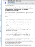 Cover page: Beyond a Binary Classification of Sex: An Examination of Brain Sex Differentiation, Psychopathology, and Genotype.