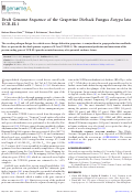 Cover page: Draft Genome Sequence of the Grapevine Dieback Fungus Eutypa lata UCR-EL1