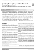 Cover page: Prediction of Pancreatic Cancer in Diabetes Patients with Worsening Glycemic Control.