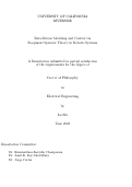 Cover page: Data-Driven Modeling and Control via Koopman Operator Theory in Robotic Systems