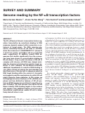 Cover page: Genome reading by the NF-κB transcription factors