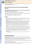 Cover page: Significant adverse events and outcomes after medical abortion.