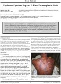 Cover page: Erythema Gyratum Repens: A Rare Paraneoplastic Rash