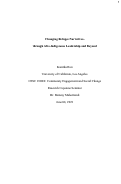 Cover page: Changing Refugee Narratives- through Afro-Indigenous Leadership and Beyond