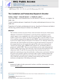 Cover page: The Cerebellum and Premenstrual Dysphoric Disorder