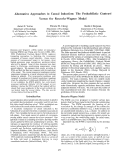 Cover page: Alternative Approaches to Causal Induction: The Probabilistic Contrast Versus the Rescorla-Wagner Model