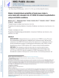 Cover page: Higher intraindividual variability of body mass index is associated with elevated risk of COVID-19 related hospitalization and post-COVID conditions.