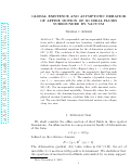 Cover page: Global Existence and Asymptotic Behavior of Affine Motion of 3D Ideal Fluids Surrounded by Vacuum