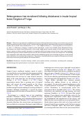 Cover page: Heterogeneous tree recruitment following disturbance in insular tropical forest, Kingdom of Tonga